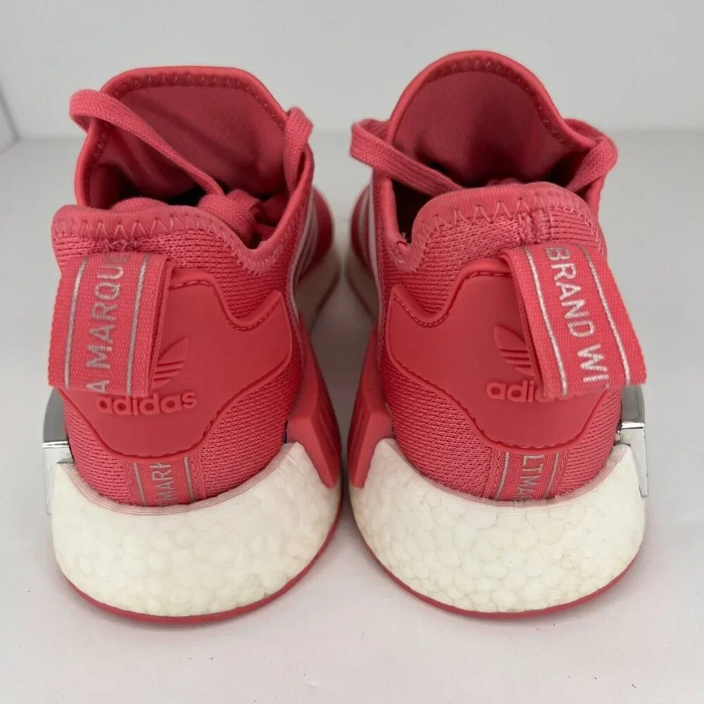 Adidas Womens 029003 Pink NMD R1  Low Top Lace Up Size 9 Running Shoes - Picture 5 of 9